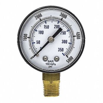 PIC GAUGES Pressure Gauge General Purpose 2 Dial, 54XP51