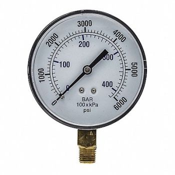 PIC GAUGES Pressure Gauge Nominal 3-1/2 Dial, 54XP59
