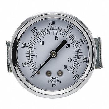 PIC GAUGES Pressure Gauge Nominal 2-1/2 Dial, 54XR09
