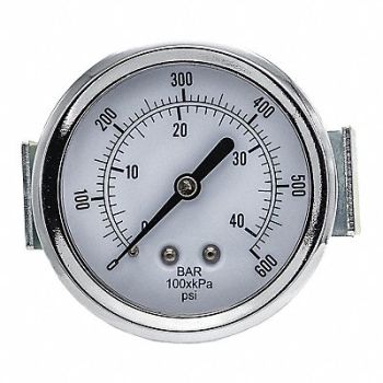 PIC GAUGES Pressure Gauge Nominal 2-1/2 Dial, 54XR10