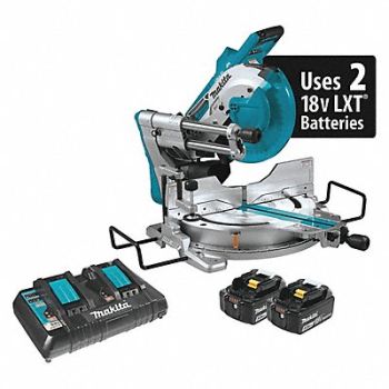 MAKITA Cordless Miter Saw Kit 4400 RPM 36.0VDC, 54XT22