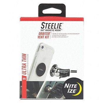 NITE IZE Cell Phone Car Mount Kit Black/Silver, 54XU13