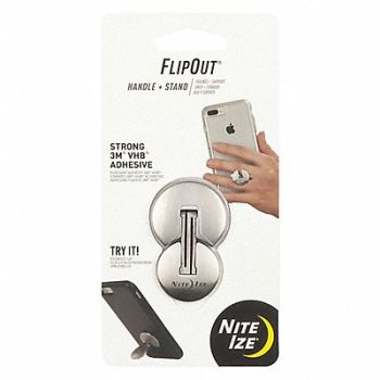 NITE IZE Phone Hip Clip Silver, 54XU17