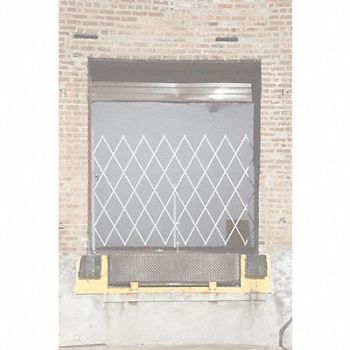 GRAINGER APPROVED Folding Gate Gray 8 to 9 ft Opening W, 54XU32