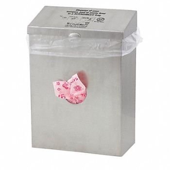 SCENSIBLES Sanitary Napkin Receptacle/Liner Silver, 54XX41