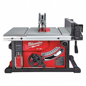 MILWAUKEE Cordless Table Saw 6300 RPM 18.0VDC, 54XX83