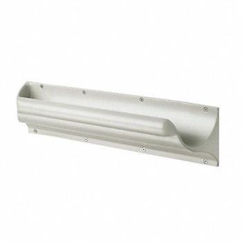 KINGSWAY GROUP Grab Bar 30 L White Ligature Resistant, 54XY79