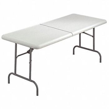 ABILITY ONE Bifold Table Rectangle 204 Dia., 54XZ37
