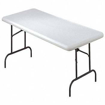ABILITY ONE Folding Table Rectangle 180 Dia., 54XZ39