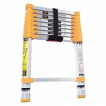 XTEND + CLIMB Telescoping Ladder Extended 8 ft 6 H, 54YF82