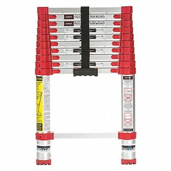 XTEND + CLIMB Telescoping Ladder Extended 10 ft 6 H, 54YF83