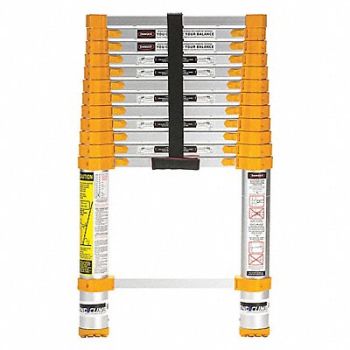 XTEND + CLIMB Telescoping Ladder Extended 12 ft 6 H, 54YF84
