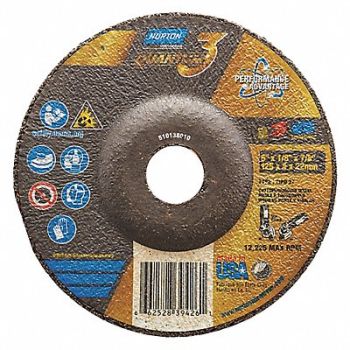 NORTON Depressed Center Wheels 4-1/2 dia., 54YL88