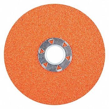 NORTON Fiber Disc 4 1/2 in Dia 5/8 in Arbor, 54YM15