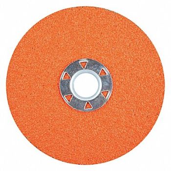 NORTON Fiber Disc 4 1/2 in Dia 5/8 in Arbor, 54YM16