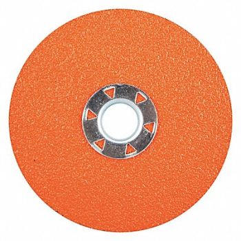 NORTON Fiber Disc 4 1/2 in Dia 5/8 in Arbor, 54YM17