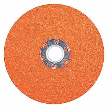 NORTON Fiber Disc 5 in Dia 5/8 in Arbor, 54YM19