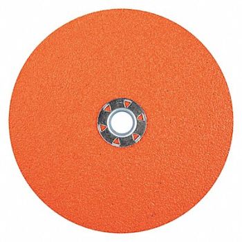 NORTON Fiber Disc 7 in Dia 5/8 in Arbor, 54YM24