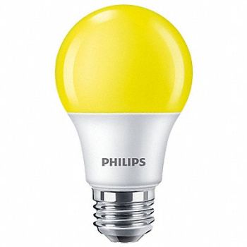 PHILIPS LED Bulb A19 3000K 60 lm 8W, 54YP60