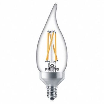 PHILIPS LED Bulb BA11 2200 to 2700K 300 lm 3.3W, 54YP71