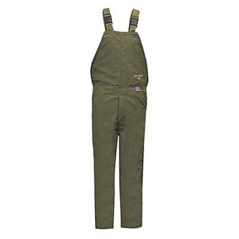 NATIONAL SAFETY APPAREL K3902 Bib Overall 42 to 45 Fits Waist Size, 54YR50