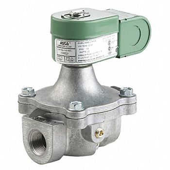 REDHAT Fuel Gas Solenoid Valve 1-1/4 Pipe Sz, 54ZE19