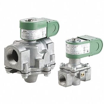 REDHAT Fuel Gas Solenoid Valve 1-1/4 Pipe Sz, 54ZE28