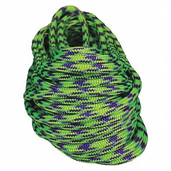 MARDI GRAS Climbing Rope 700 lb Work Load 200 ft L, 54ZE57