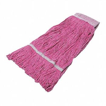 ABILITY ONE Wet Mop Head Red Acrylic/Rayon/PET, 54ZE94