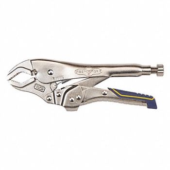 IRWIN VISE-GRIP Locking Plier 10 L Steel 1-15/64 L Jaw, 54ZF90