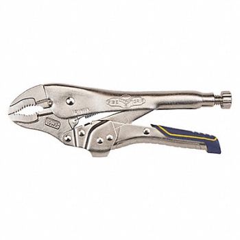 IRWIN VISE-GRIP Locking Plier 10 L Steel 1-15/64 L Jaw, 54ZF95