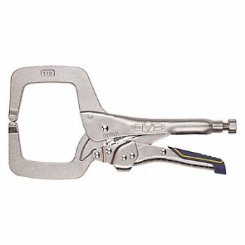 IRWIN VISE-GRIP Locking C-Clamp Steel 2-5/8 D Throat, 54ZG01