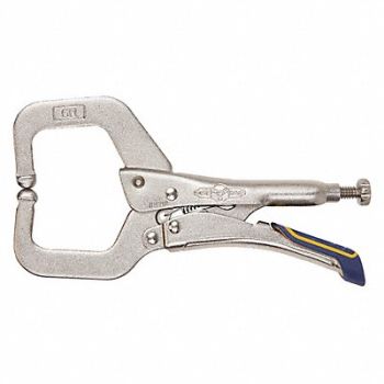 IRWIN VISE-GRIP Locking C-Clamp Steel 1-1/2 D Throat, 54ZG02