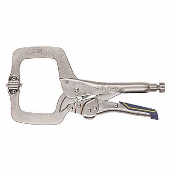 IRWIN VISE-GRIP Locking C-Clamp Steel 2-5/8 D Throat, 54ZG03