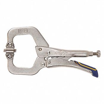 IRWIN VISE-GRIP Locking C-Clamp Steel 1-1/2 D Throat, 54ZG04