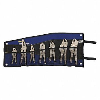 IRWIN VISE-GRIP Locking Pliers Set 7 pcs. 3/8 W Jaw, 54ZG12