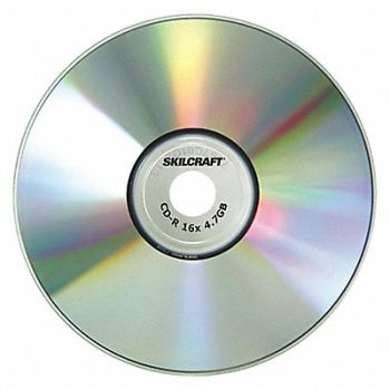 ABILITY ONE CD-R Disc 700 MB 80 Min PK100, 54ZH79