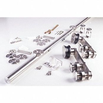 NATIONAL GUARD Hardware Pack Sliding SS Brushed SS, 54ZT67