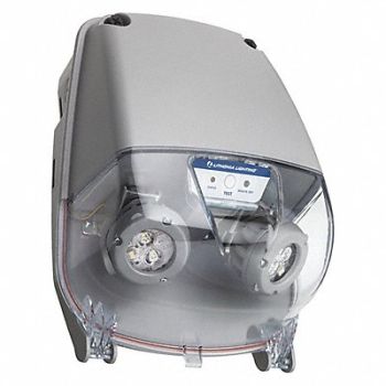 LITHONIA LIGHTING Emrg Lght Plst Lth Irn Phsp 6.6W LED, 54ZU69