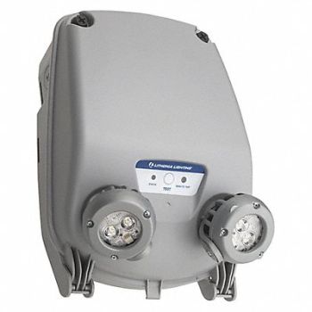 LITHONIA LIGHTING Emrg Lght Plst Lth Iron Phosph 6.6W LED, 54ZU72