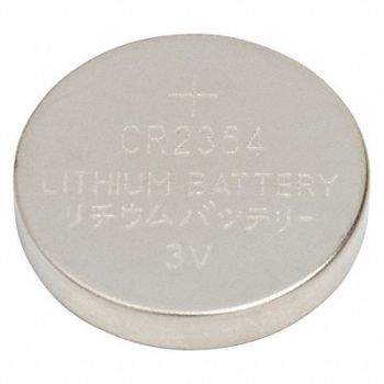 GRAINGER APPROVED Coin Cell Battery Lithium 560mAh Cap., 54ZU76