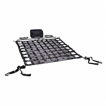 QUARANTINE RESTRAINTS Interior Cargo Restraint Black Polyester, 54ZV43