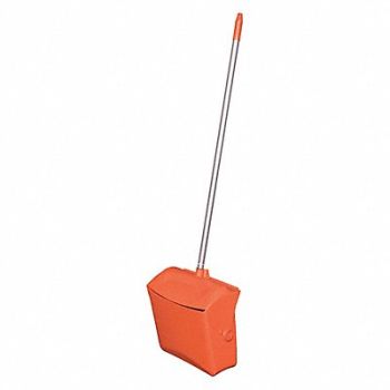 REMCO Long Handled Dust Pan Orange, 54ZX40