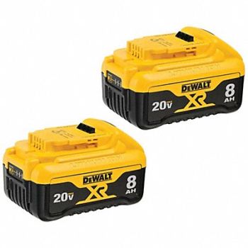 DEWALT Battery Pack (2) 8.0 Ah Li-Ion PK2, 55AC75