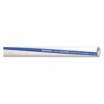 CONTINENTAL Food Hose 2 ID x 50 ft White, 55AV86
