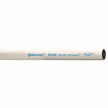 CONTINENTAL Washdown Hose 1 ID x 25 ft White, 55AW93