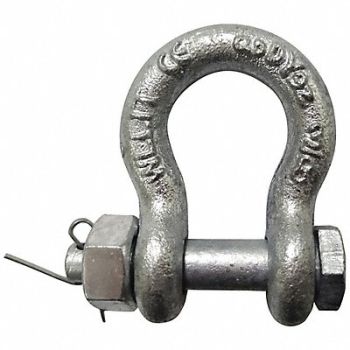 GRAINGER APPROVED Anchor Shackle Bolt Type 3/8 Body Size, 55AX92