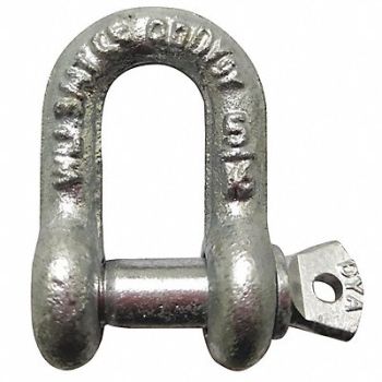 GRAINGER APPROVED Chain Shackle Screw Pin 7/8 Body Size, 55AY37