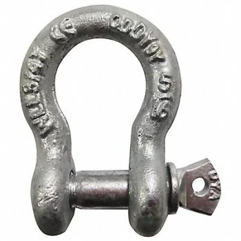 GRAINGER APPROVED Anchor Shackle Screw Pin 5/16 Body Size, 55AY06