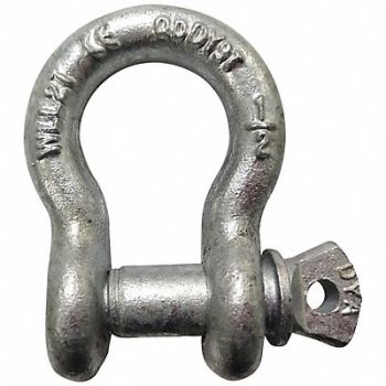 GRAINGER APPROVED Anchor Shackle Screw Pin 1/2 Body Size, 55AY08